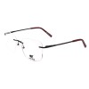 Occhiali da Vista Senza Montatura Rettangolari Neri da Uomo - FE-M213 | Foureyes Collection