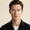 Occhiali da Vista Senza Montatura Tondi Neri da Uomo - FE-M214 | Foureyes Collection