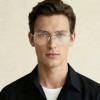 Occhiali da Vista Senza Montatura Tondi Neri da Uomo - FE-M214 | Foureyes Collection
