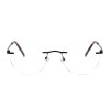 Occhiali da Vista Senza Montatura Tondi Tartarugati da Donna - FE-M214 | Foureyes Collection