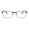 Occhiali da Vista Browline Rettangolari Neri da Uomo - FE-M215 | Foureyes Collection