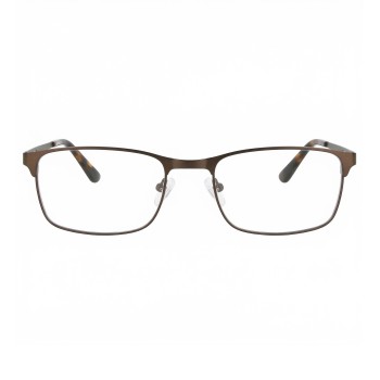 Occhiali da Vista Browline Rettangolari Neri da Uomo - FE-M215 | Foureyes Collection