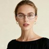 Occhiali da Vista Rettangolari Gun da Donna - FE-M216 | Foureyes Collection