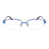 Occhiali da Vista Ovali Mezza Montatura Viola da Donna - FE-M219 | Foureyes Collection