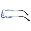 Occhiali da Vista Ovali Mezza Montatura Viola da Donna - FE-M219 | Foureyes Collection