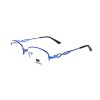 Occhiali da Vista Ovali Mezza Montatura Viola da Donna - FE-M219 | Foureyes Collection