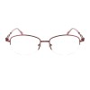 Occhiali da Vista Ovali Mezza Montatura Rossi da Donna - FE-M221 | Foureyes Collection