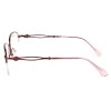 Occhiali da Vista Ovali Mezza Montatura Rossi da Donna - FE-M221 | Foureyes Collection