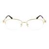 Occhiali da Vista Ovali Mezza Montatura Rossi da Donna - FE-M221 | Foureyes Collection