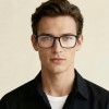 Occhiali da Vista Rettangolari Nero Blu da Uomo - FE-T601 | Foureyes Collection