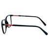 Occhiali da Vista Rettangolari Nero Rosso da Donna - FE-T601 | Foureyes Collection