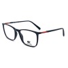 Occhiali da Vista Rettangolari Nero Rosso da Donna - FE-T601 | Foureyes Collection