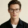 Occhiali da Vista Quadrati Arrotondati Neri da Uomo - FE-T602 | Foureyes Collection