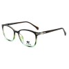 Occhiali da Vista Quadrati Arrotondati Neri da Uomo - FE-T602 | Foureyes Collection