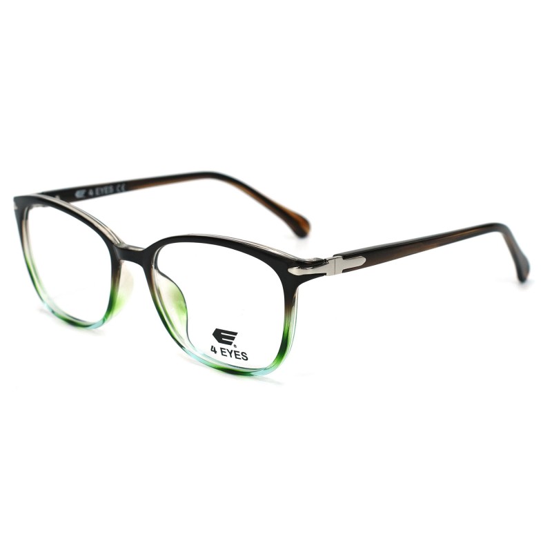 Occhiali da Vista Quadrati Arrotondati Neri da Uomo - FE-T602 | Foureyes Collection