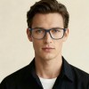 Occhiali da Vista Rettangolari Neri da Uomo - FE-T603 | Foureyes Collection
