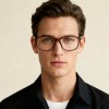Occhiali da Vista Rettangolari Neri da Uomo - FE-T603 | Foureyes Collection