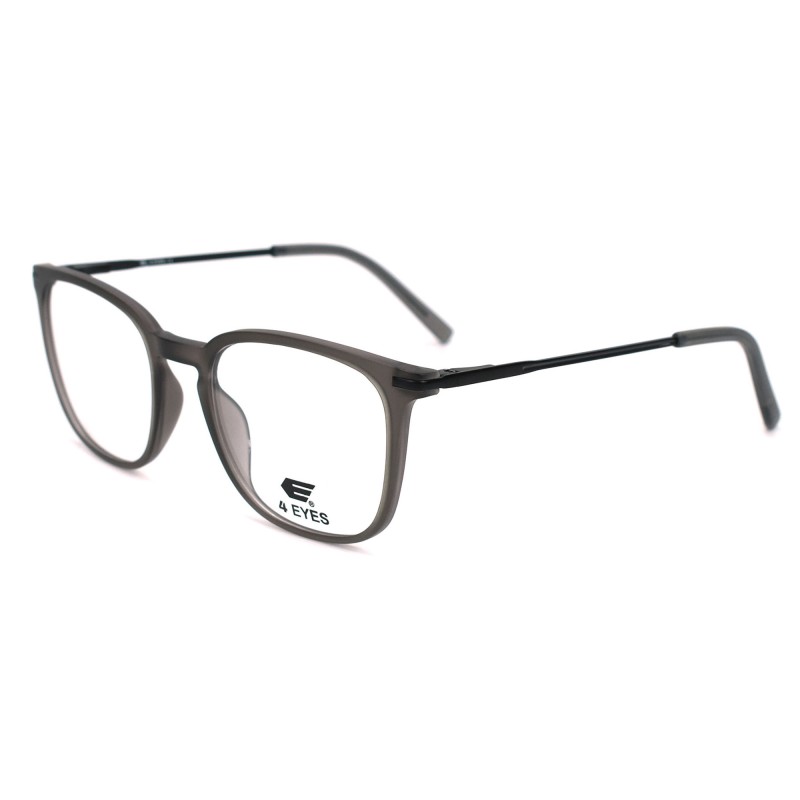 Occhiali da Vista Quadrati Arrotondati Neri da Uomo - FE-T604 | Foureyes Collection