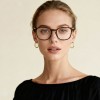 Occhiali da Vista Quadrati Arrotondati Tartarugati da Donna - FE-T604 | Foureyes Collection