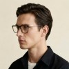 Occhiali da Vista Quadrati Arrotondati Neri da Uomo - FE-T604 | Foureyes Collection
