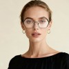 Occhiali da Vista Poligonali Gialli da Donna - FE-X801 | Foureyes Collection