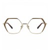 Occhiali da Vista Poligonali Gialli da Donna - FE-X801 | Foureyes Collection