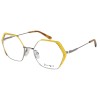 Occhiali da Vista Poligonali Gialli da Donna - FE-X801 | Foureyes Collection