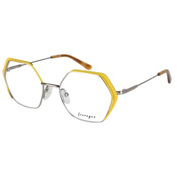 Occhiali da Vista Poligonali Gialli da Donna - FE-X801 | Foureyes Collection