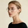 Occhiali da Vista Poligonali Rossi da Donna - FE-X802 | Foureyes Collection
