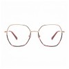 Occhiali da Vista Poligonali Rossi da Donna - FE-X802 | Foureyes Collection