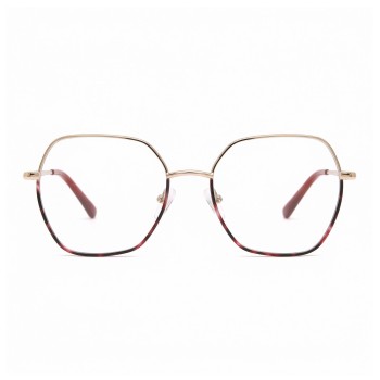 Occhiali da Vista Poligonali Rossi da Donna - FE-X802 | Foureyes Collection