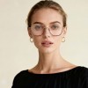 Occhiali da Vista Poligonali Rossi da Donna - FE-X802 | Foureyes Collection
