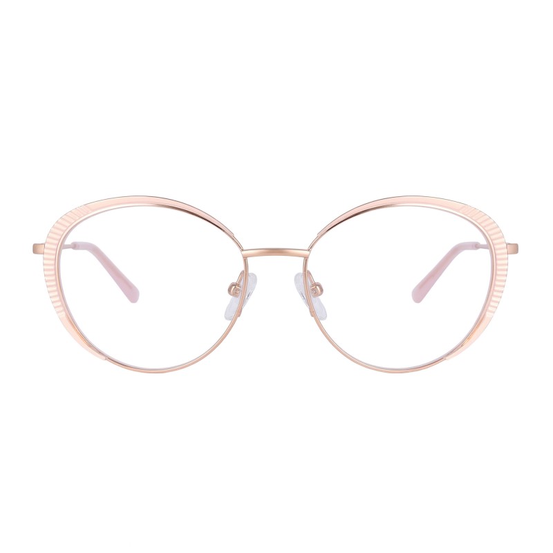 Occhiali da Vista Tondi Rosa da Donna - FE-X803 | Foureyes Collection