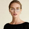 Occhiali da Vista Tondi Rosa da Donna - FE-X803 | Foureyes Collection