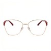 Occhiali da Vista Tondi Panto Rossi da Donna - FE-X804 | Foureyes Collection